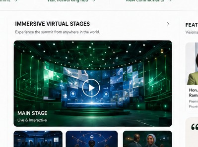 Limpopo Summit digital exhibition experience
